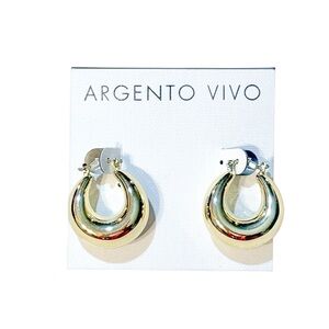 Argento Vivo GP Hoop Earrings
